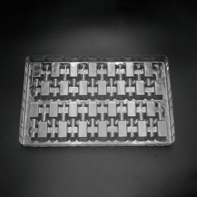 Kundenspezifische durchsichtige Blisterverpackung aus Kunststoff für elektronische Linsen