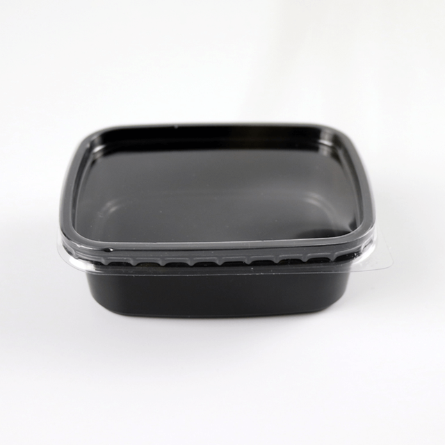 250 ml Lebensmittelverpackung Einweg-Snackbox aus Kunststoff