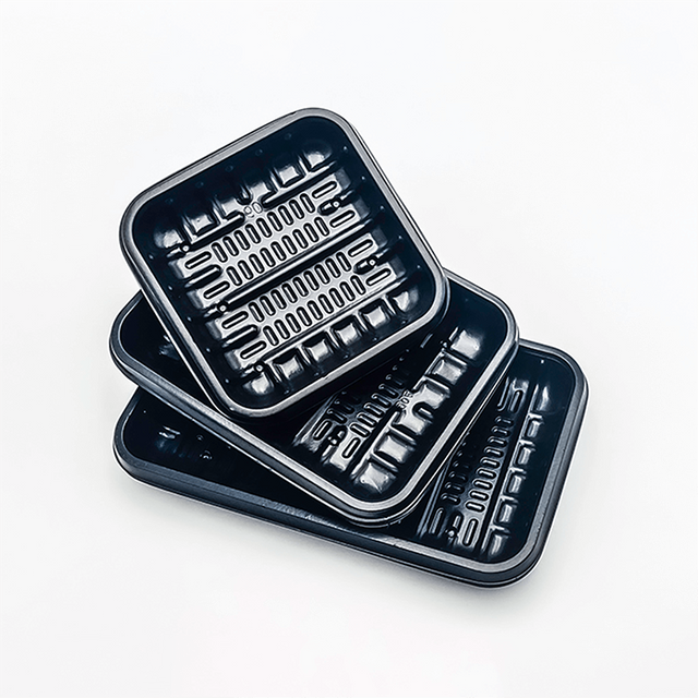 Für den Kühlschrank erhältliche Einwegverpackungsschale aus Kunststoff für gefrorene Lebensmittel der Multi Dimension-Serie