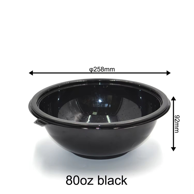 80OZ Obstsalatverpackung Einweg-Salatschüssel für Party-Einwegbehälter Essen zum Mitnehmen